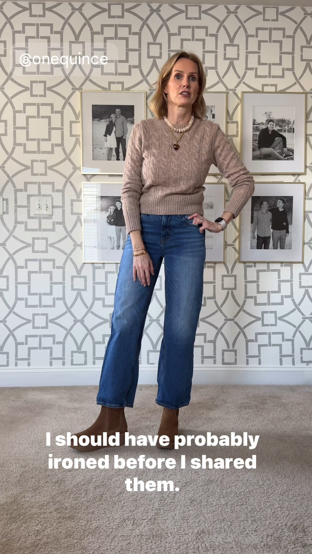 OOTD- wide leg Quince 

#LTKOver40 #LTKootd #LTKgrwm