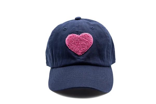 Navy Blue Terry Heart Hat | Rey to Z