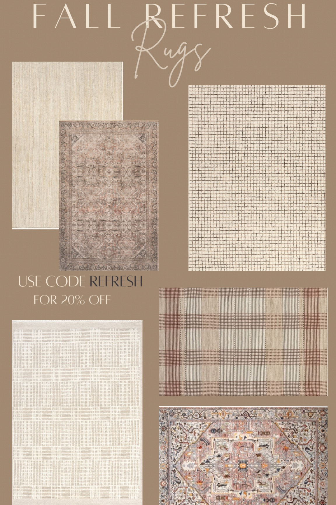The perfect rugs to transition your home from summer to fall! 

#LTKSeasonal #LTKSaleAlert #LTKHome