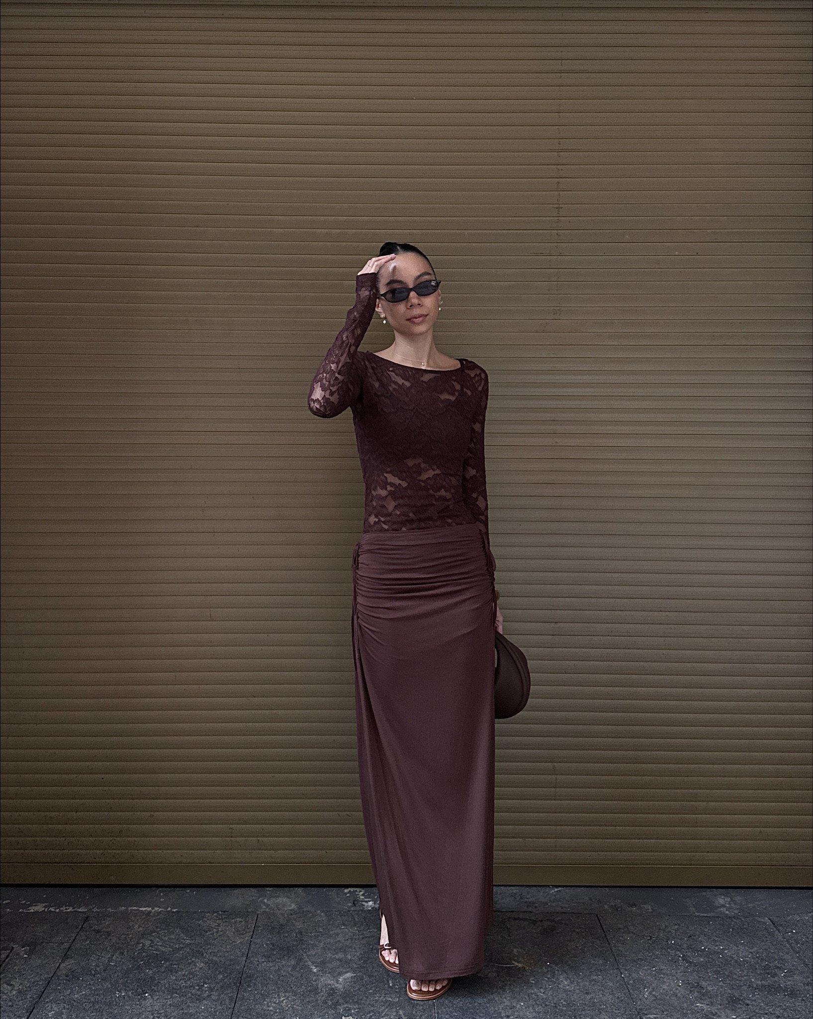 fashion week day 3 outfit with more chocolate brown lace 🤎

exact set: https://shopmy.us/shop/collections/5269869

#LTKautumn #LTKaustralia #LTKstyletip