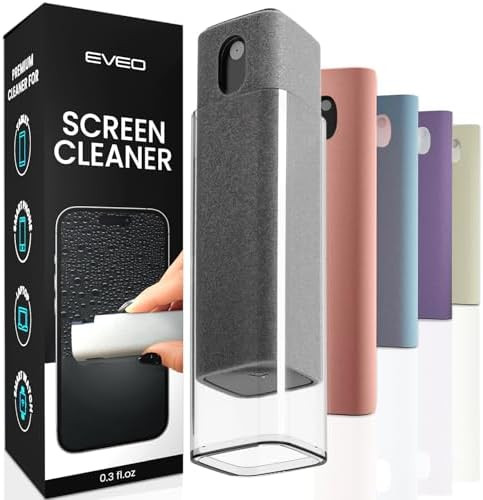 EVEO Screen Cleaner Spray and Wipe - 2-in-1 Car Screen Cleaner & iPhone Cleaner Touchscreen Mist ... | Amazon (US)