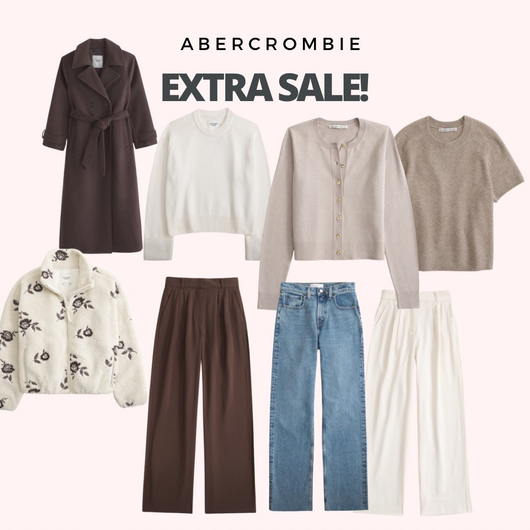 Abercrombie Sale on Sale 🤎
Fall essentials, fall outfits, fall style, cozy sweaters, neutral wardrobe, wool trench coat, fall staples, women’s fashion 

#LTKSaleAlert #LTKFallSale #LTKMidsize