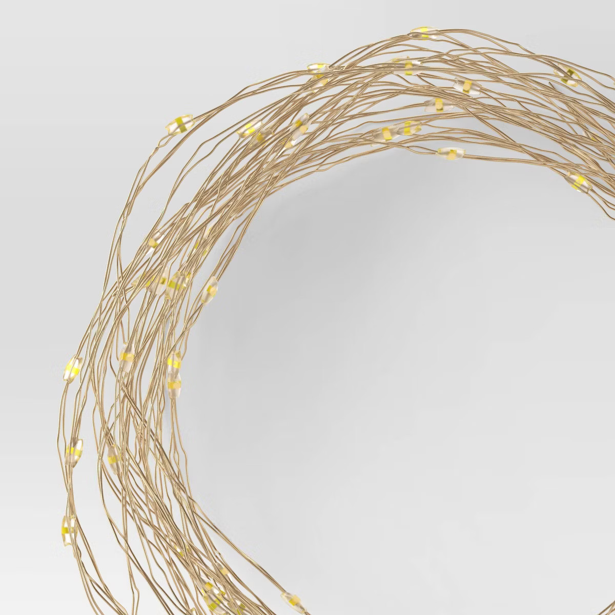 10.5' 30ct. Battery Operated Twinkling LED Dewdrop Fairy String Lights Warm White with Wire - Roo... | Target