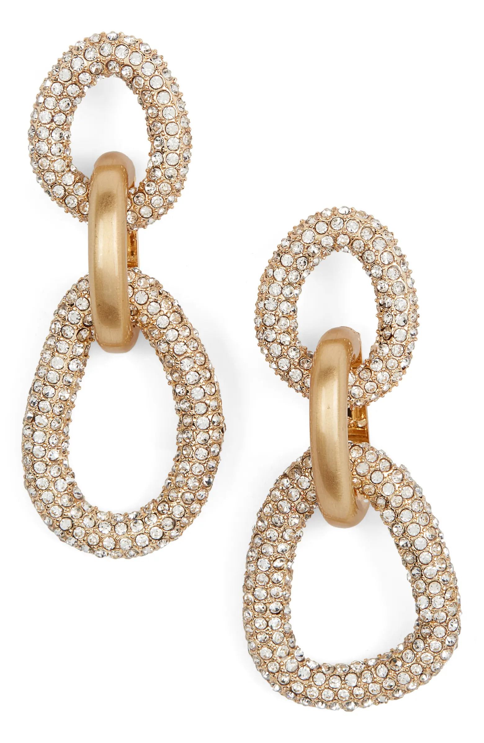 Cult Gaia Reyes Crystal Chain Drop Earrings | Nordstrom | Nordstrom