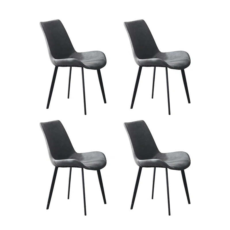 Dmarrion Side Chair in Gray (Set of 4) | Wayfair North America