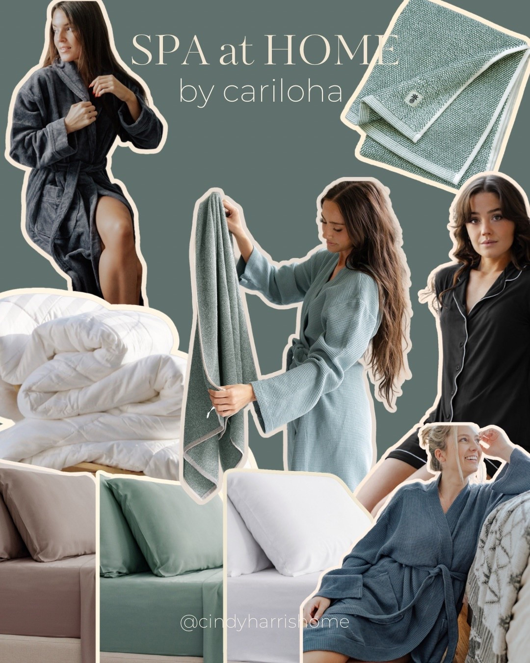 @Cariloha is a luxury, organic, and sustainable company that provides all of the essentials for you to have your home feeling like a spa! Find the perfect gift with their 40% off during during their Black Friday sale Nov 26-30. Use code: HARRISHOME40
You HAVE to feel their sheets! And check out the cute robes in so many styles! 


#spa #luxury #relax #ad #cariloha

#LTKmorningroutine #LTKselfcare #LTKSaleAlert