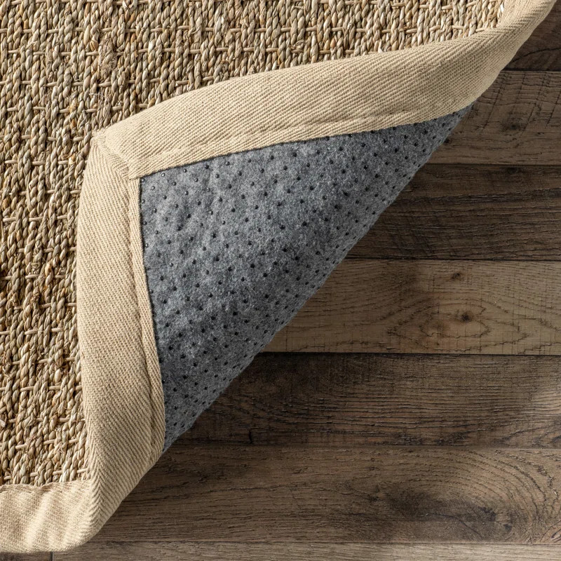 Palacio Farmhouse Seagrass Area Rug in Beige | Wayfair North America