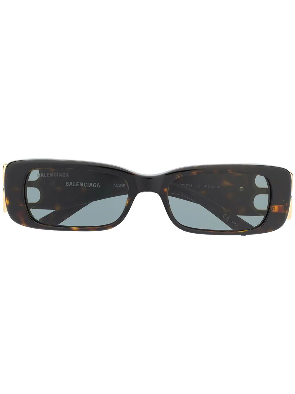 Balenciaga Eyewear BB rectangle-frame Sunglasses - Farfetch | Farfetch Global