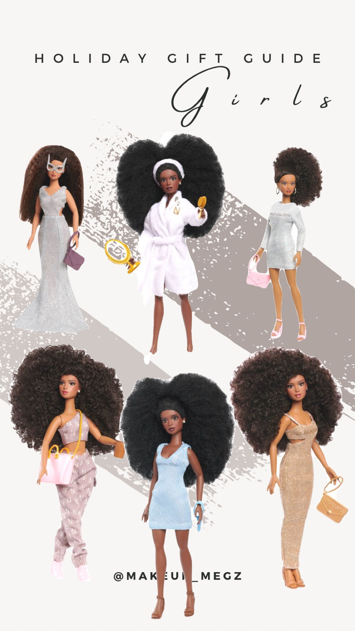 Dolls: Brown Girl Edition 🤎 love these classy naturalista dolls with big hair! #representation #blackdolls #browndolls #barbies 

#LTKkids #LTKGiftGuide #LTKHoliday