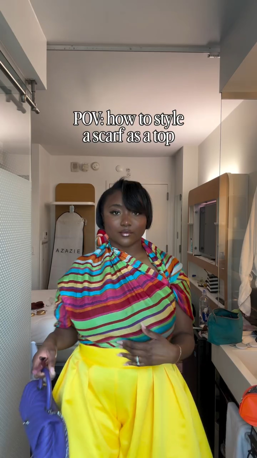How to style a scarf as a top 🧣

Share & follow @jones_tiara 

#howtostylevideo #stylinghacks #springoutfitideas #springfashiontrends 

Boston influencer, Boston TikTok, spring styling trends, how to style a scarf as a top, styling videos, how to style reel