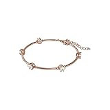 SWAROVSKI Constella Bangle Bracelet, Delicate Clear Crystals on a Rose-Gold Tone Finish Setting, Par | Amazon (US)