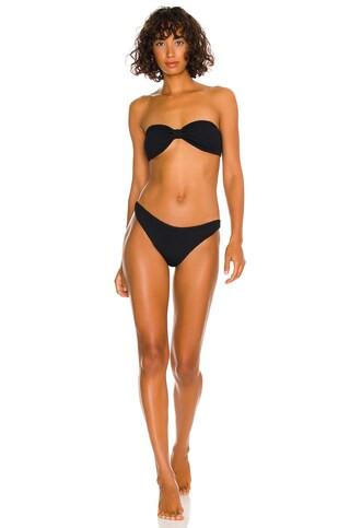 Jean Bikini Set in Black | Revolve Clothing (Global)