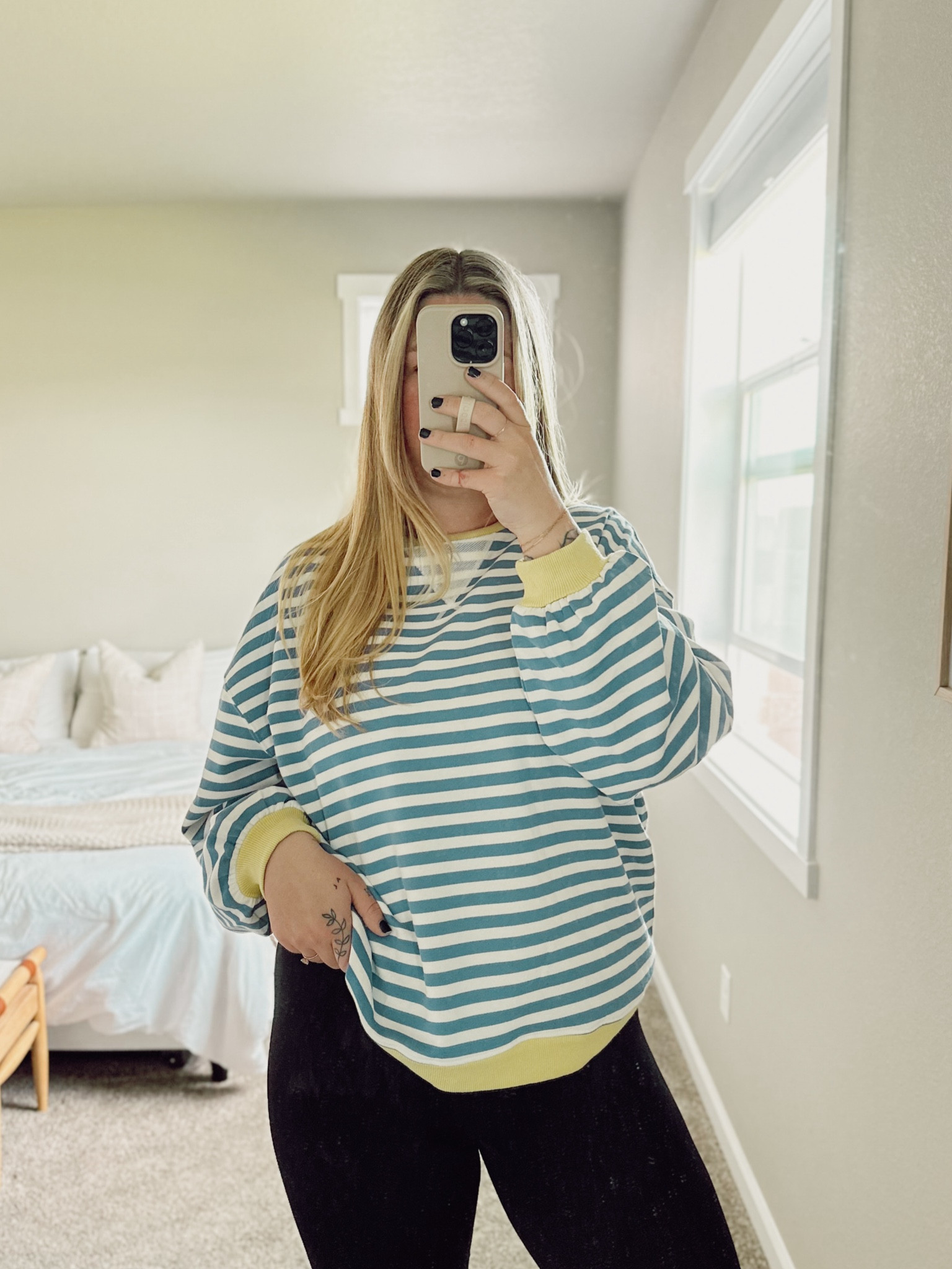 Viral free people lookalike for more than half the price! 
Size up for the oversized look, but super nice quality!


#LTKGiftGuide #LTKfindsunder50 #LTKmidsize