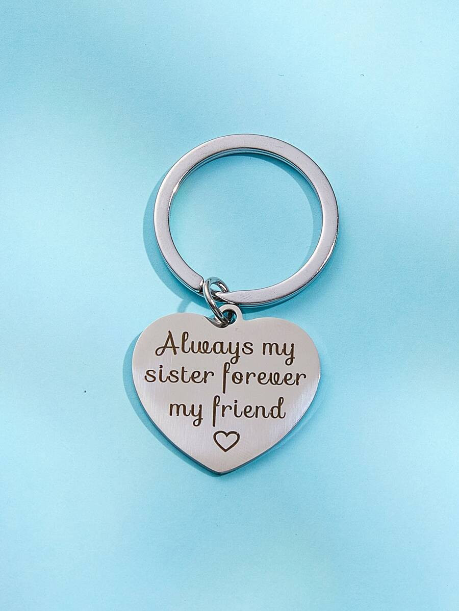 Slogan Graphic Heart Pendant Keychain
   SKU: swchain18210507119      
          (367 Reviews)
  ... | SHEIN