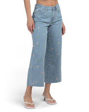Cropped Embroidery Wide Leg Pants | Wide Leg | Marshalls | Marshalls