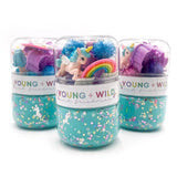 Young + Wild and Friedman Unicorn Grab & Go Dough Jar | Persnickety