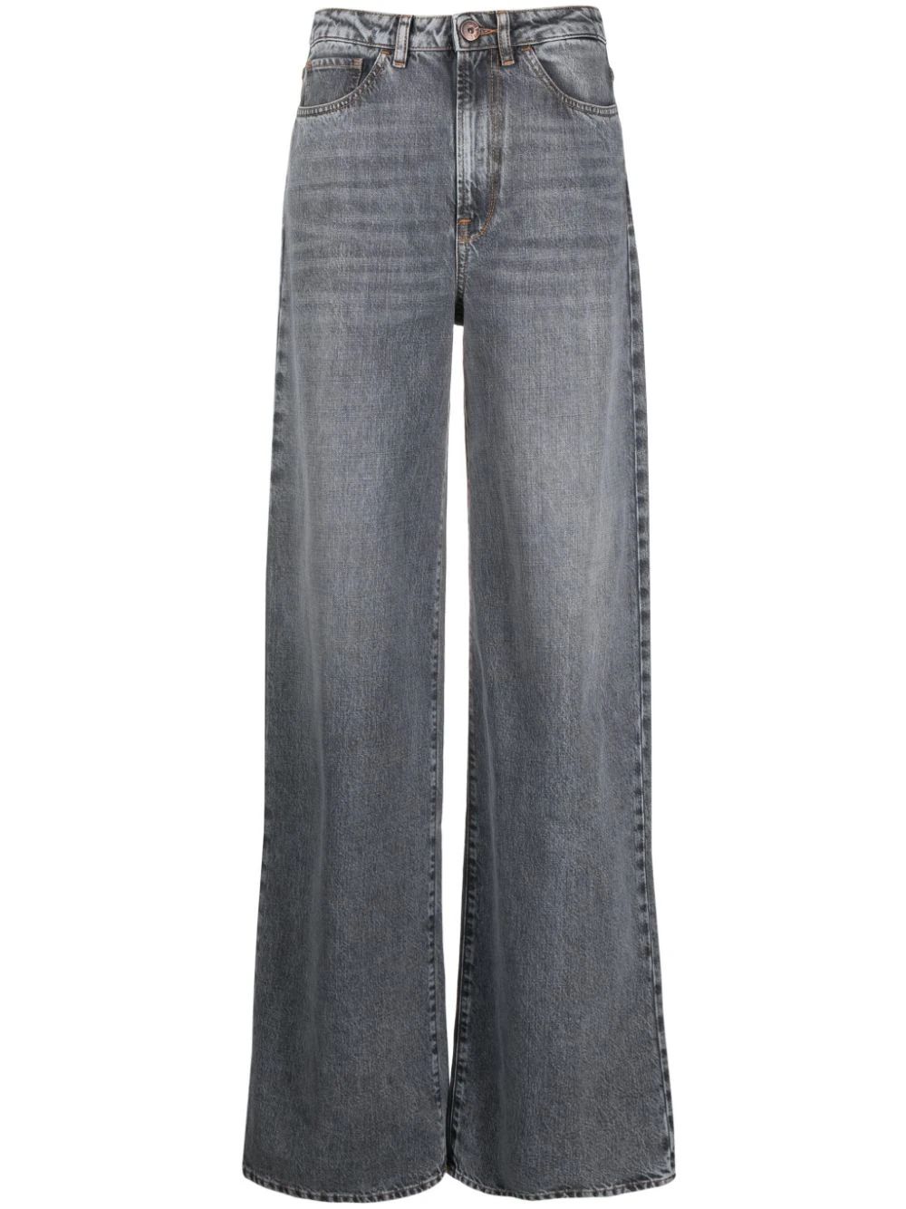 high-rise wide-leg jeans | Farfetch Global