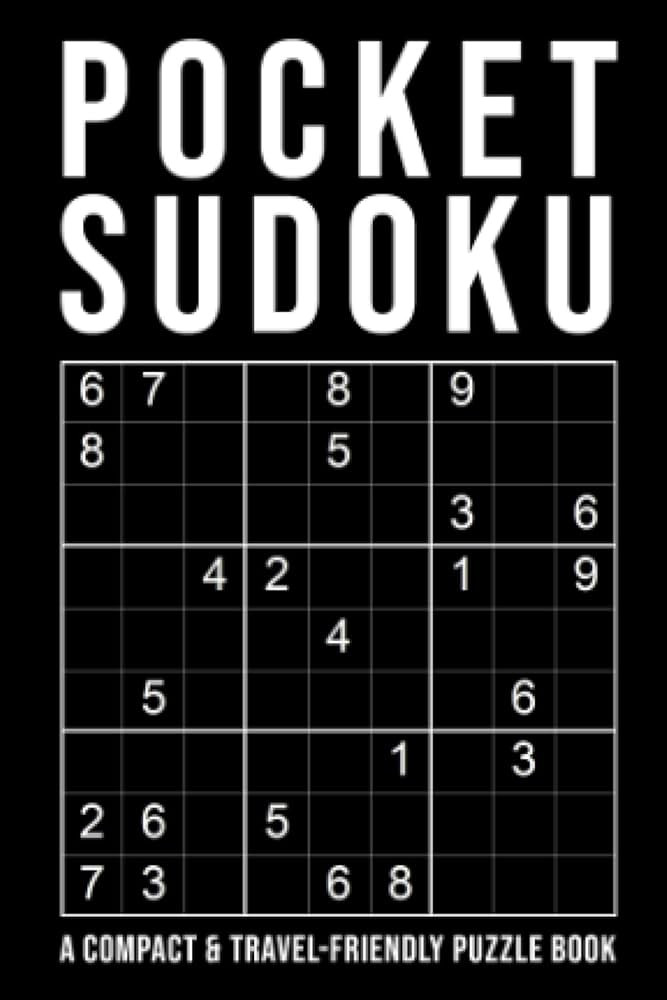 Pocket Sudoku - a compact & travel-friendly puzzle book: only 4 x 6 inches in size | 5 Difficulty... | Amazon (US)