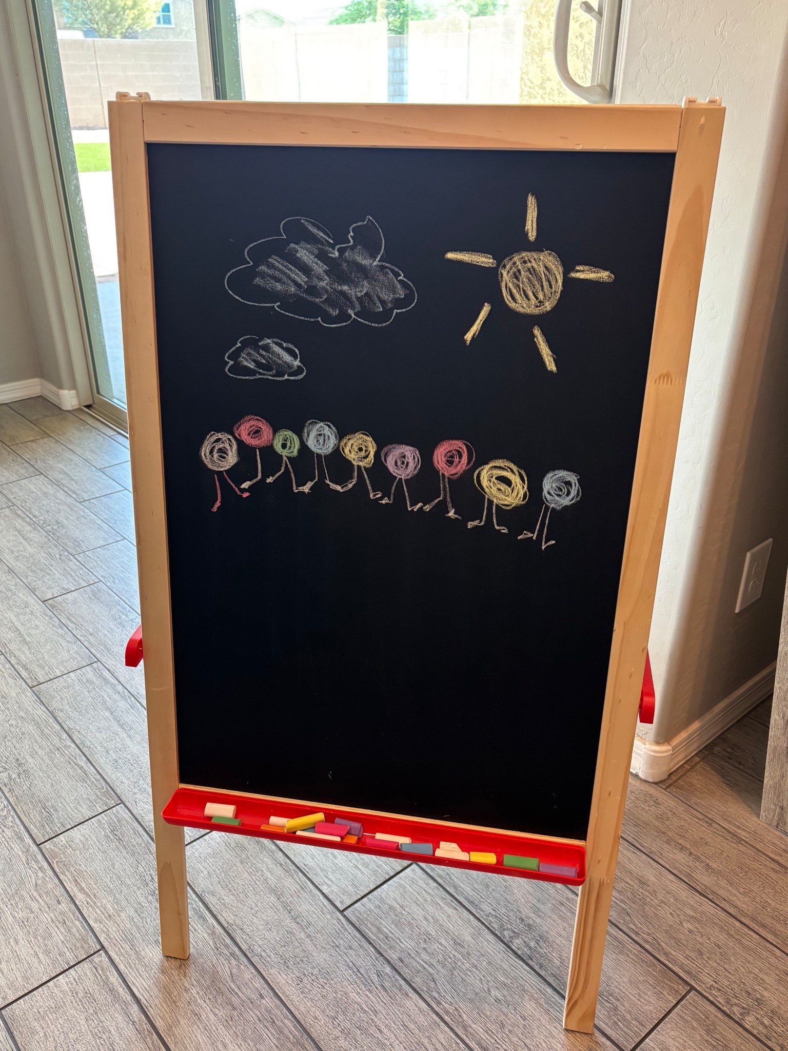 Kids easel blackboard & whiteboard in one! Folds flats and easy to move around. 

#easelboard #toddlerfinds #kidsfinds #toddlermusthaves #educational #artesasel #ikea #ikeafinds #toddlergifts #giftideasforkids #toddlerfavorites #toddlertoys #toddleractivities #childdevelopment #amazonkids #amazonfinds #amazonmusthave #affordablefinds 

#LTKFamily #LTKFindsUnder50 #LTKKids