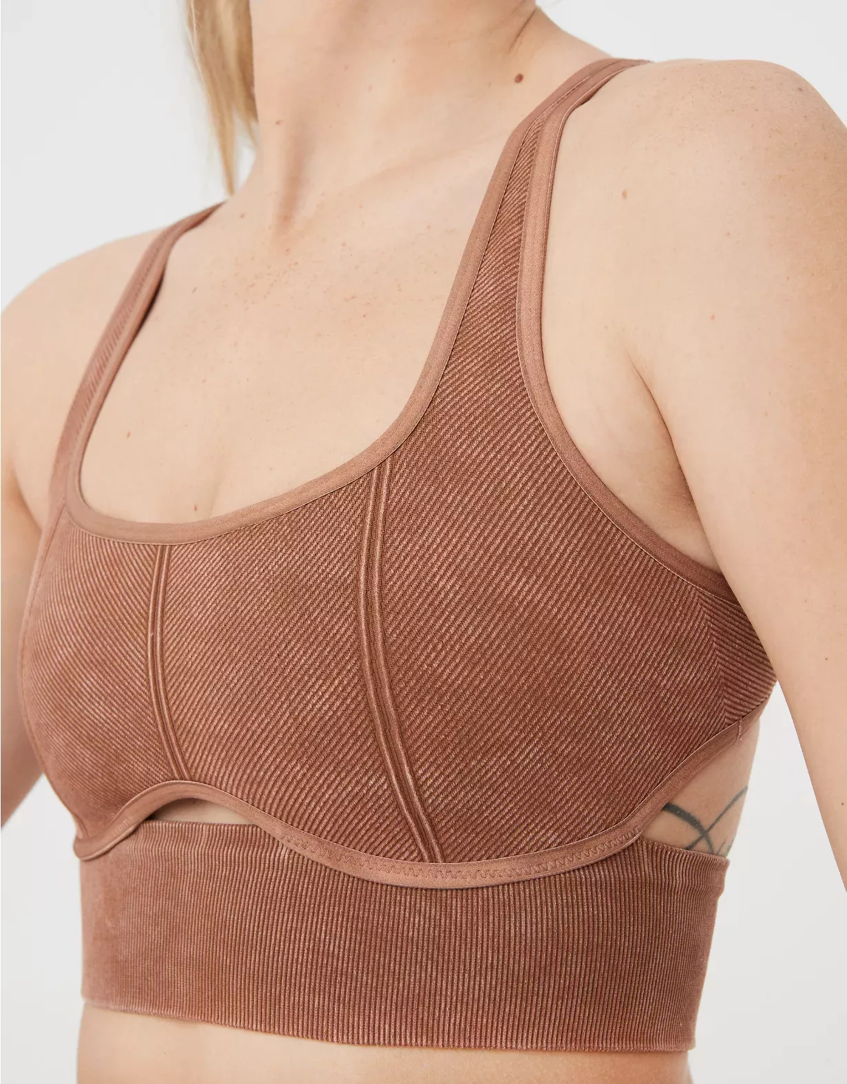 OFFLINE By Aerie Coffee Run Bra Top curated on LTK