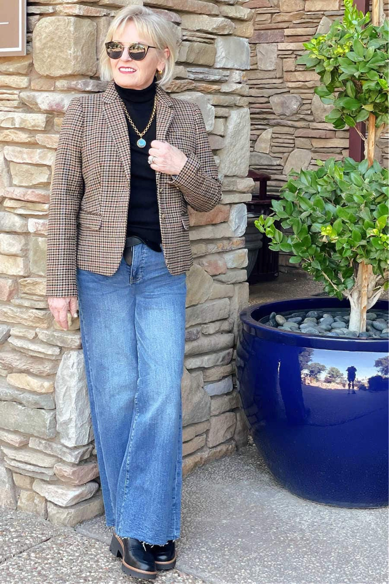 Chunky loafers are a super comfy option for fall. I love them with wide leg jeans and a shrunken school boy blazer. Up to 60% off everything  


#LTKshoecrush #LTKfindsunder50 #LTKstyletip