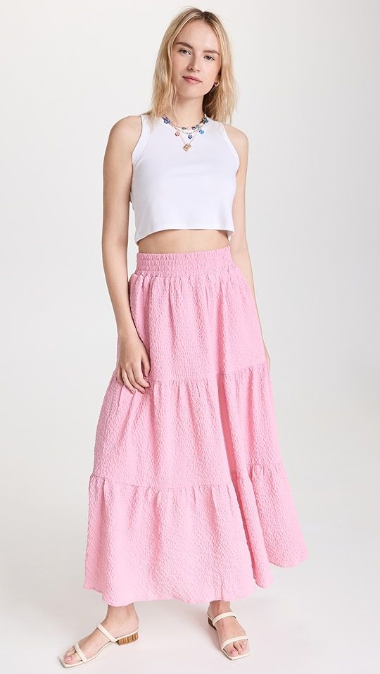 Seersucker Skirt | Shopbop