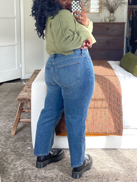 Sharing my favorite jeans and the rest of this ‘fit! Wearing a 33 petite and they are TTS, but def tight at first. Size up if you prefer a looser feel. 

#LTKstyletip #LTKsalealert #LTKcurves