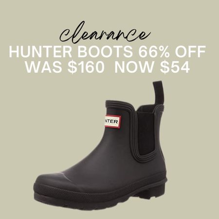 Clearance hunter boots now 66% off 

#LTKshoecrush #LTKSeasonal #LTKsalealert