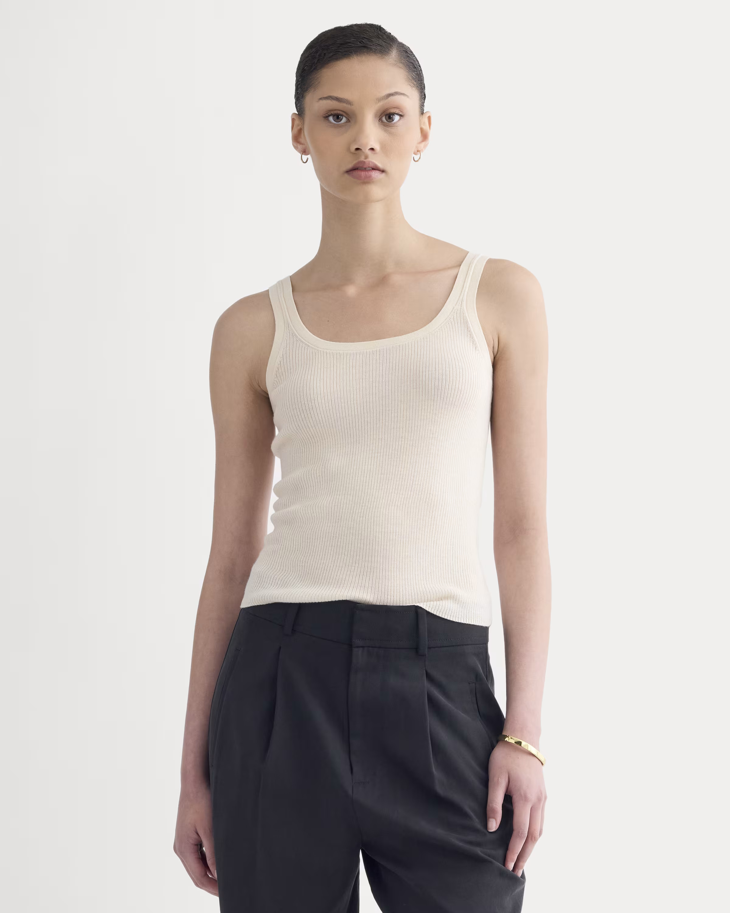 The Light Ribbed Cami in Ultrasoft Merino | Everlane