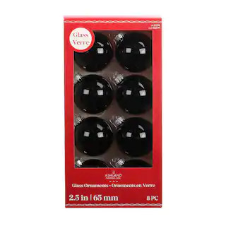 8 Pack 2.5" Shiny Glass Ball Ornaments by Ashland® | Michaels | Michaels Stores
