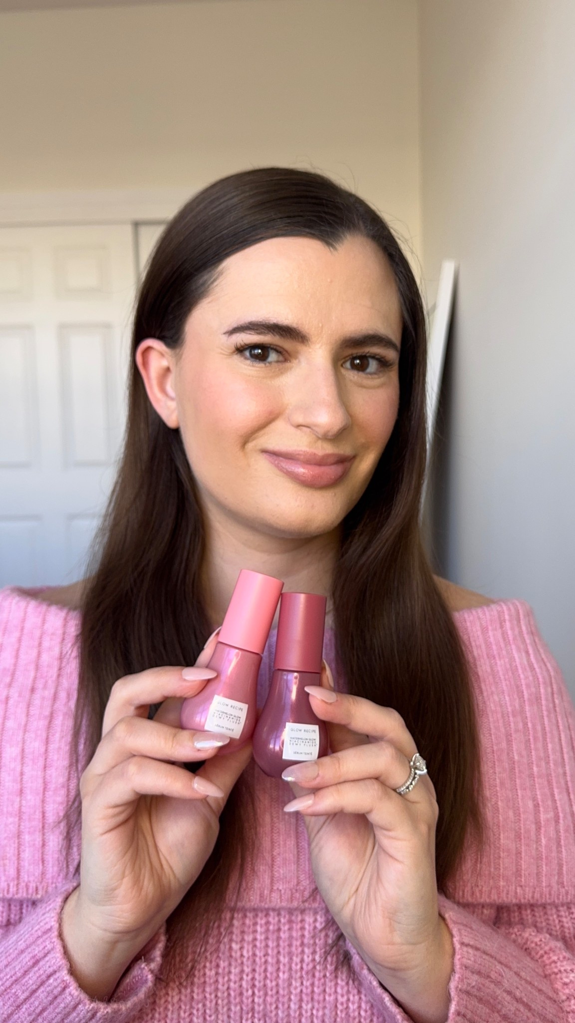 This is my first time trying the Glow Recipe Dewy Flushes and I think I may be obsessed? The flushes (not blushes) are a super sheer formula so you can be good to go with one swipe or build it up for a more saturated look. Today I tried watermelon and berry and there are also two other shades available 🩷❤️

#LTKBeauty #LTKgrwm #LTKFindsUnder50