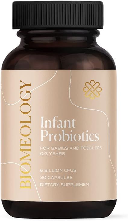 Biomeology Infant Probiotic Powder With Organic Ingredients - 12 Strains For Babies & Toddlers - ... | Amazon (US)