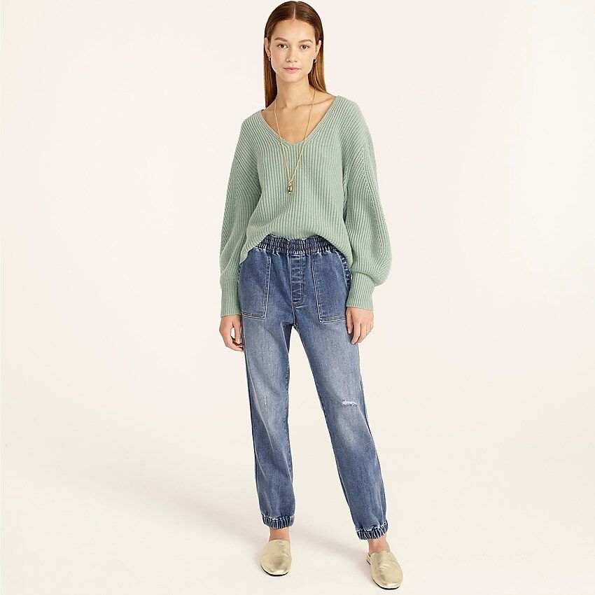 Denim jogger pant in horseshoe wash | J.Crew US