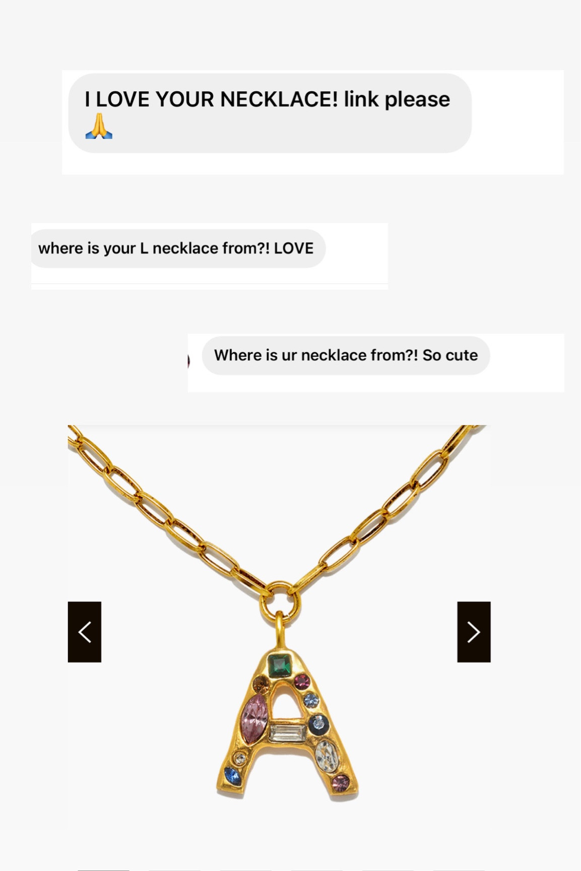 To be fully transparent, I was gifted this necklace, and now I genuinely cannot take it off because it has grown on me, and is so unique- I love how chunky it is, but it is so light on my neck, I love how I can wear it to a workout class or out at night- it’s different and it’s amazing!

#LTKFind #LTKworkwear #LTKSeasonal