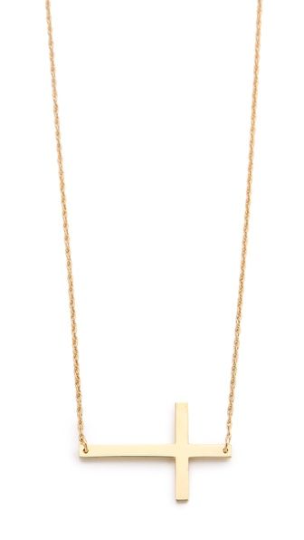 Horizontal Cross Necklace | Shopbop