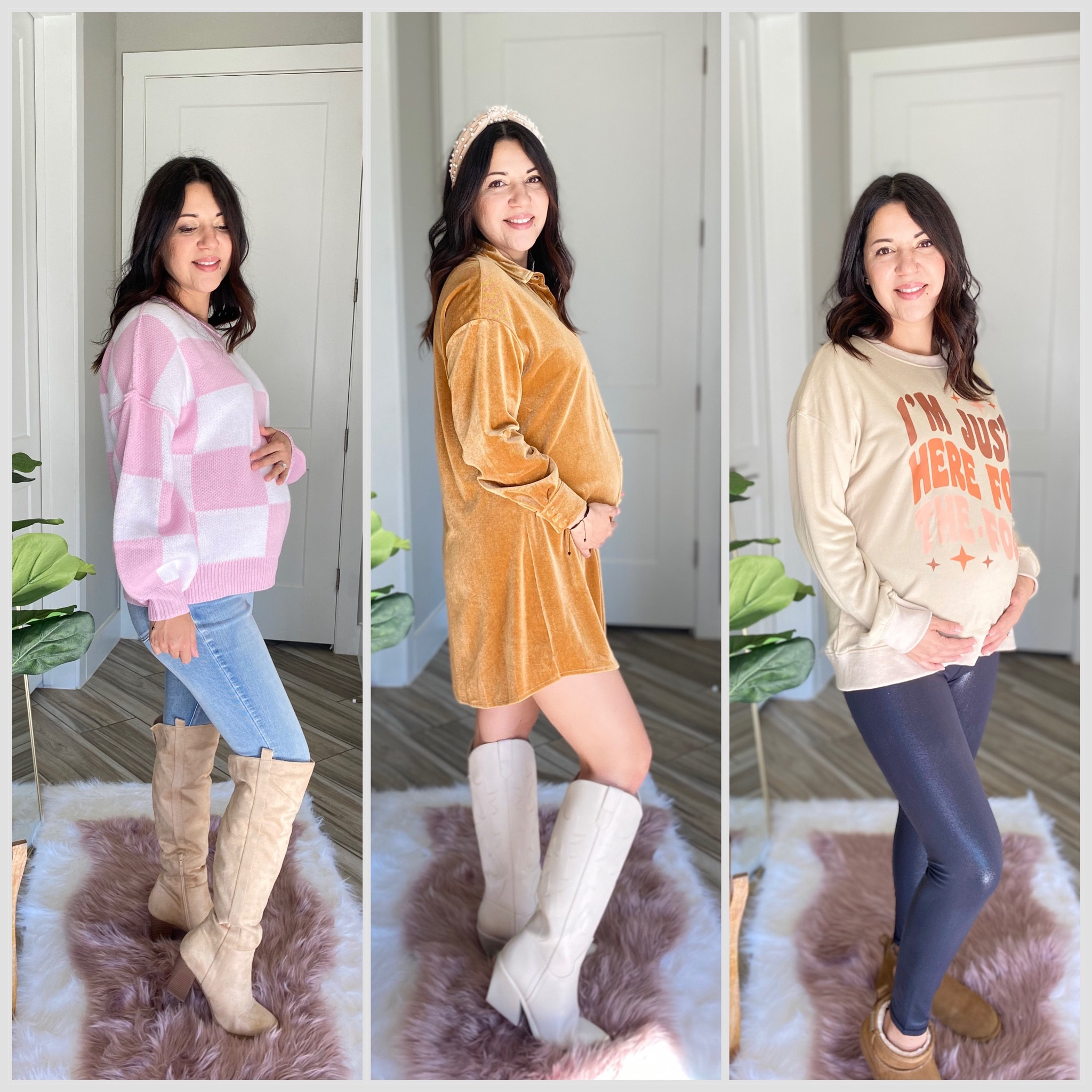 3 Bump Friendly Thanksgiving Outfit Ideas! Use code gage10 at checkout for 10% off. Thank you for shopping with me.Stay Blessed! 

#LTKSeasonal #LTKHoliday