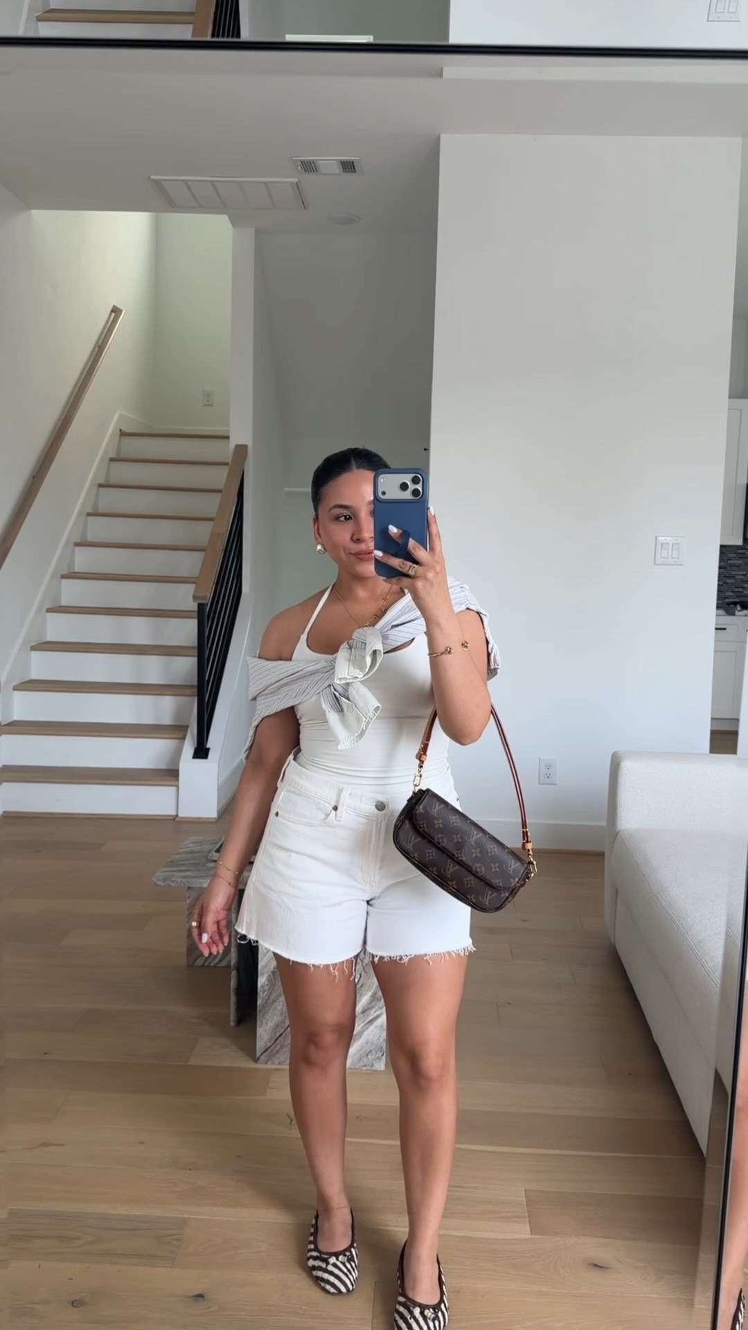 Tank: small
Shorts: 28 
Button down: xs 
Flats: 6.5 
Spring outfit idea 

#LTKgrwm #LTKootd #LTKdayinmylife