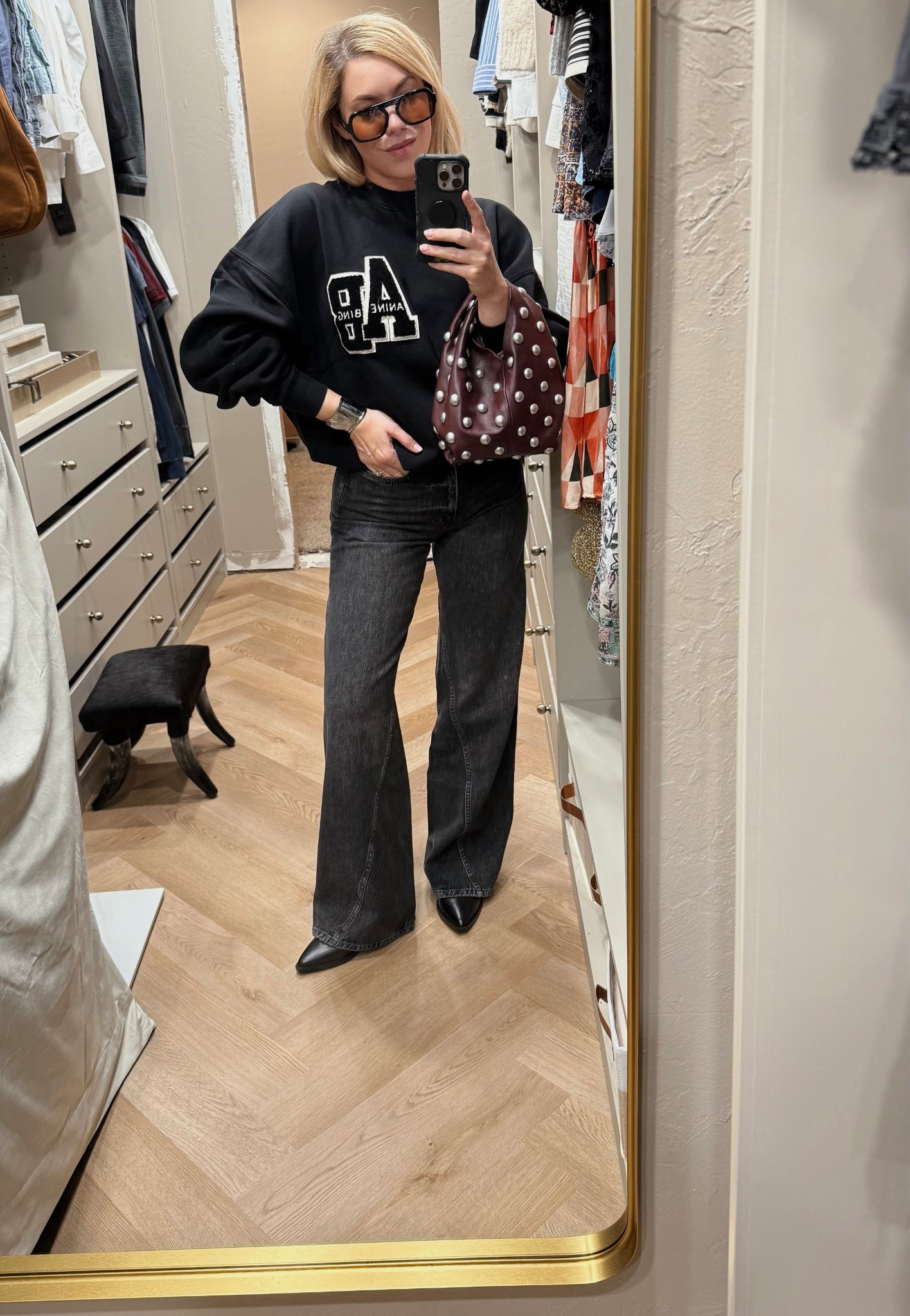 2 ways to dress up a sweatshirt 
Jeans
Anine Bing
Amazon find
#ltkshoecrush

#LTKFindsUnder50 #LTKItBag #LTKSeasonal