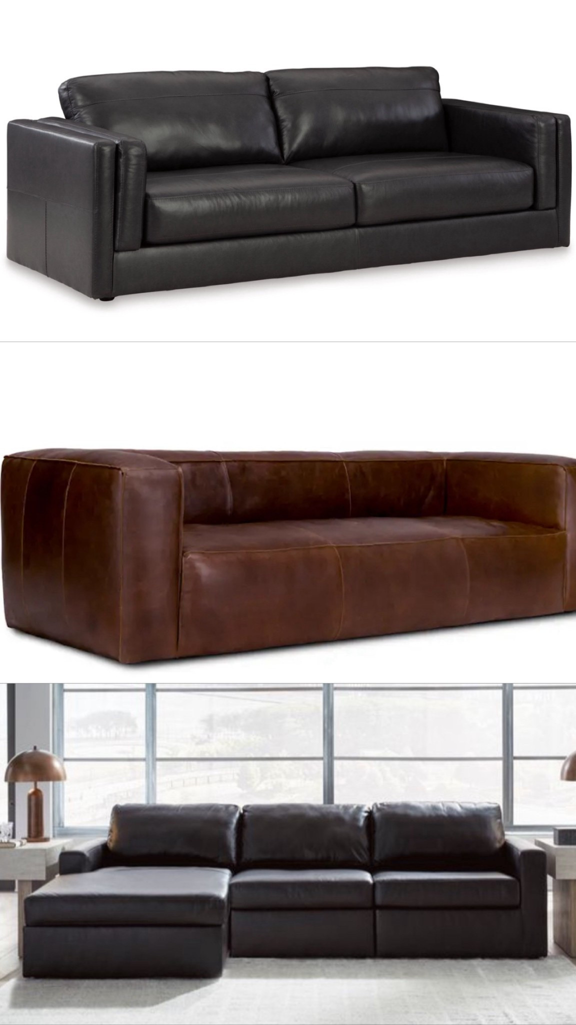 LEATHER SOFAS 

#LTKSaleAlert #LTKHome