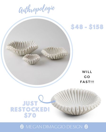 🏃🏼‍♀️🏃🏼‍♀️🏃🏼‍♀️RESTOCK ALERT!!🏃🏼‍♀️🏃🏼‍♀️🏃🏼‍♀️ Anthropologie inspired marble ruffle bowl for only $70!! This is the large size too!! 🙌🏻 I bought it the last time it came out and I love it so much!! 😍

Sold by other retailers & amazon for over $100 but this is the best price online!! Don’t wait!! 🛒🏃🏼‍♀️💨

#LTKfindsunder100 #LTKsalealert #LTKhome

#LTKHome #LTKFindsUnder100 #LTKSaleAlert