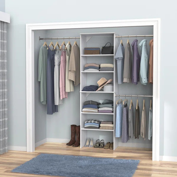 SuiteSymphony 60" W - 120" W Closet System Starter Kit | Wayfair North America