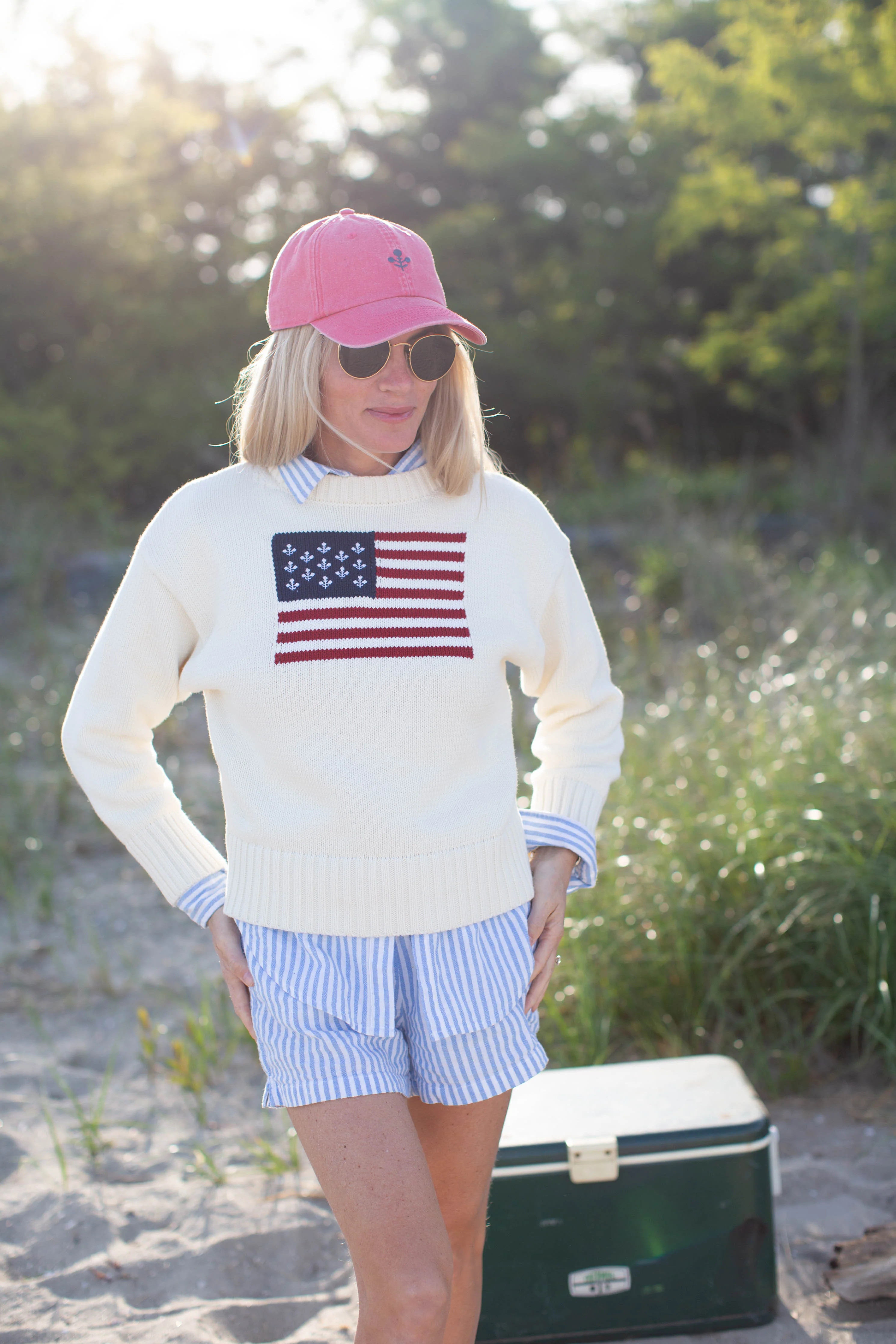 Marea Flag Sweater - Ivory | Marea