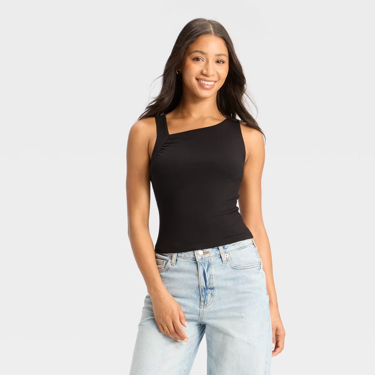 Women's Asymmetrical Hem Tank Top - Wild Fable™ | Target