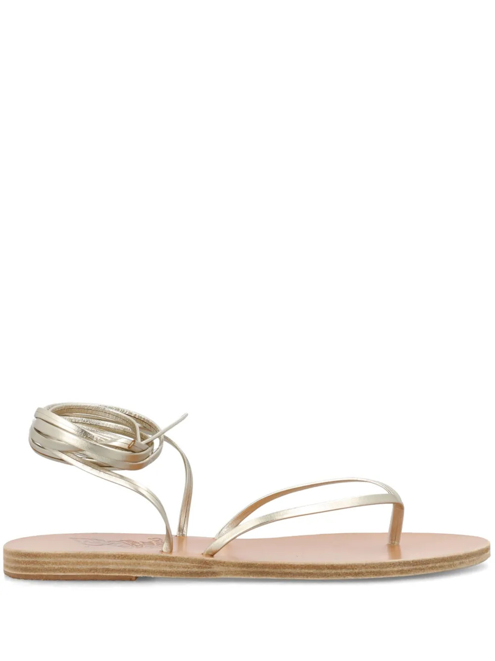 Celia ankle-tie leather sandals | Farfetch Global