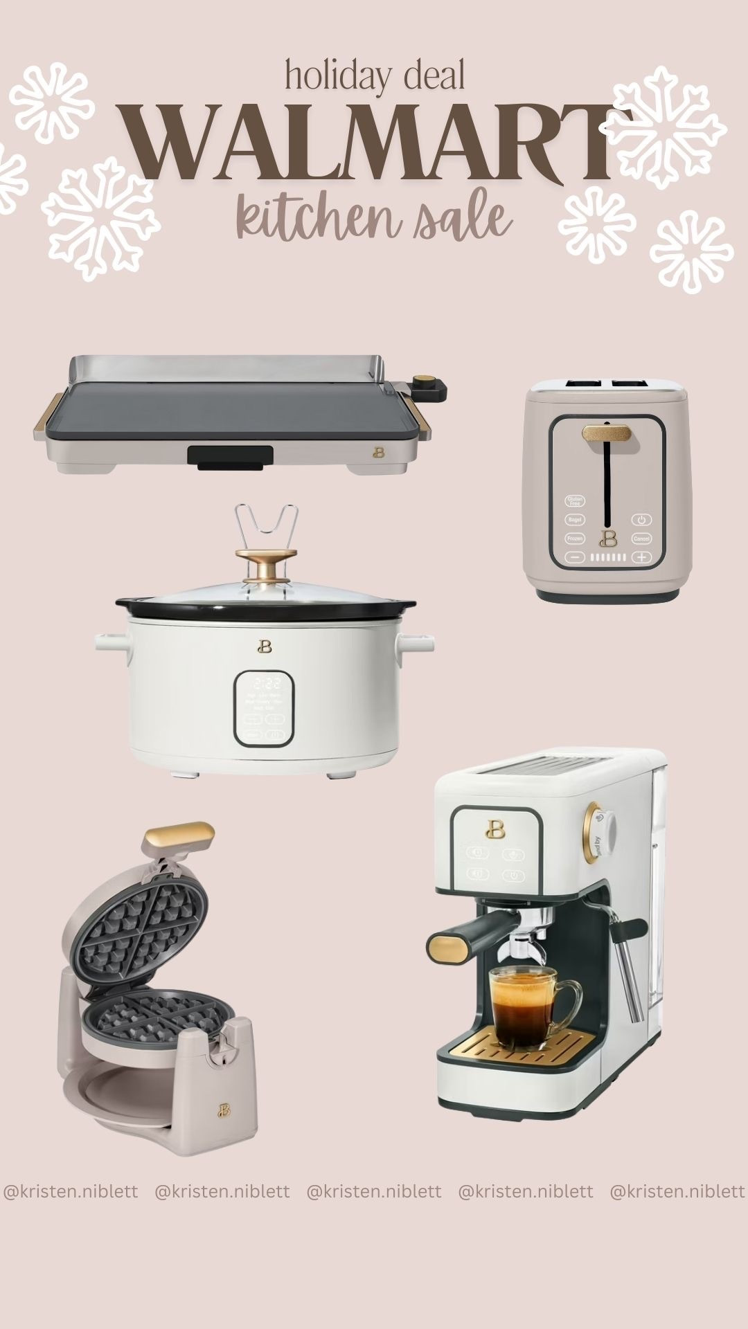I love the Beautiful by Drew Barrymore collection at Walmart. We use the crockpot constantly this time of year. These products are on sale right now so perfect time to refresh your own kitchen or gift one of these pieces to the homemaker in your life! 

#LTKHoliday #LTKGiftGuide #LTKSaleAlert