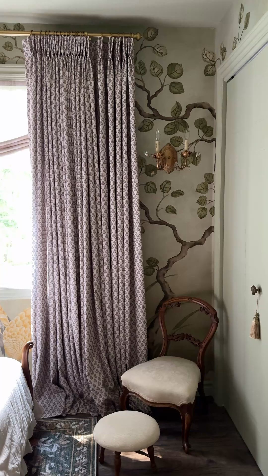 The perfect pairing for this enchanted storybook little girls room 🧚‍♀️🤍 with @twopagescurtains comment “curtain” to get the details & use code salinaMH15 for 22% off 🫶🏼 #twopagescurtains #twopageshome