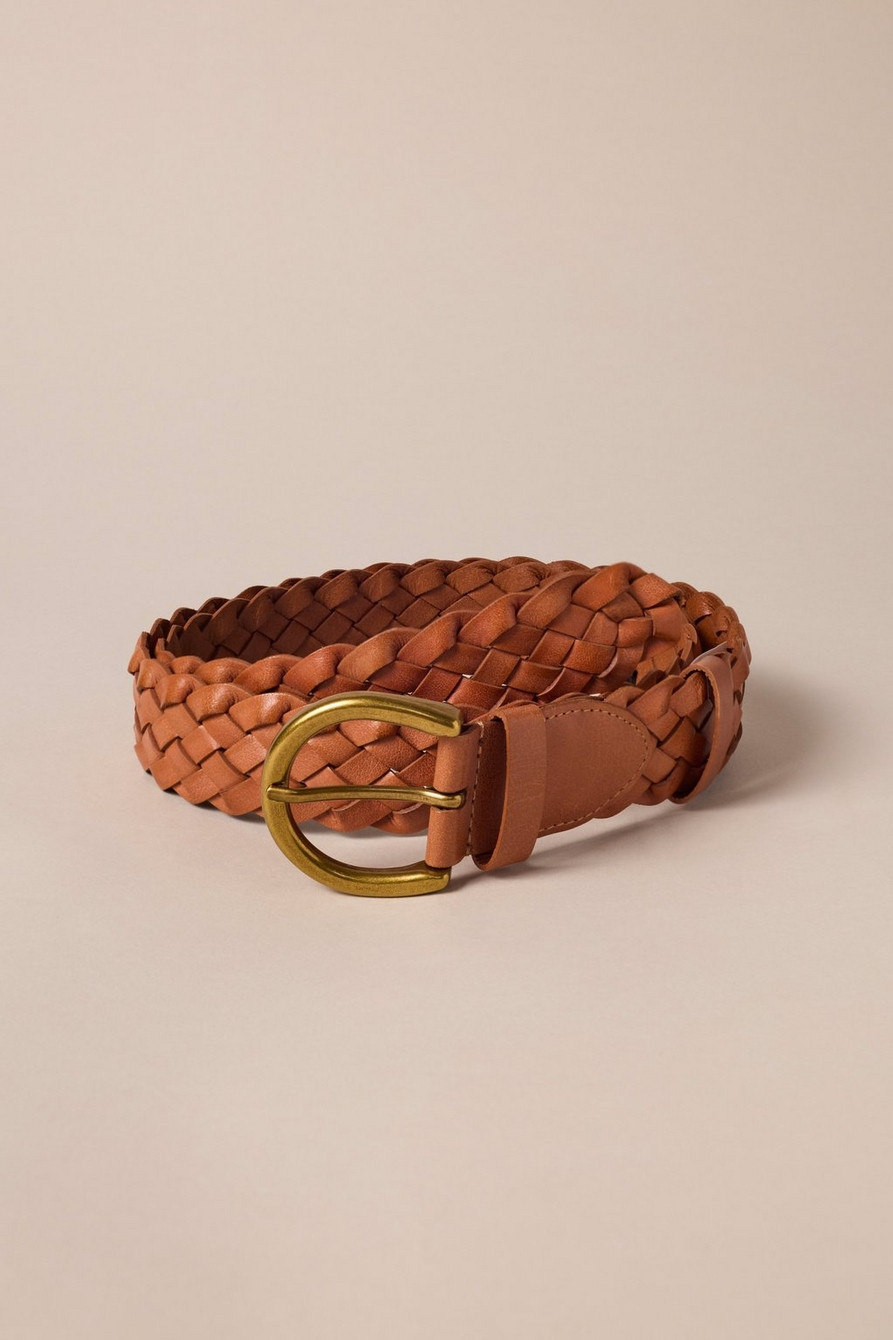 WOVEN LEATHER BELT | Lucky Brand