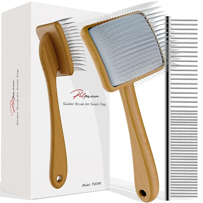 Slicker Brush for Dog, Doodles and Poodle Brush, for Tangles, Fluff Coat, Curly Hair Pets, Remove... | Amazon (US)