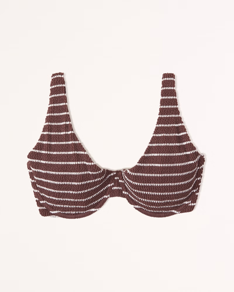 Curve Love High Apex Underwire Bikini Top | Abercrombie & Fitch (US)