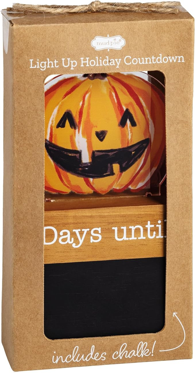 Mud Pie LED Light Up Acrylic Holiday Countdown | Amazon (US)